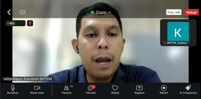 BKPSDM Kota Kediri Sosialisasikan Aktivasi MFA untuk Pengamanan Akses ASN Digital BKN