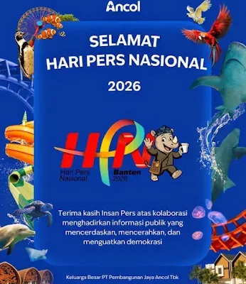 Ancol Ucapkan Selamat HPN 2026, Tekankan Peran Pers sebagai Penguat Demokrasi dan Kepercayaan Publik