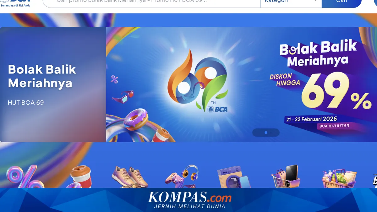 Promo HUT BCA ke-69 Hadir Dua Hari, Berlaku 21–22 Februari 2026