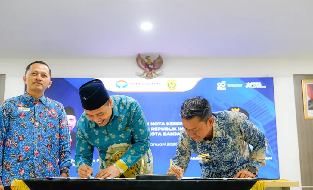 Kepala Daerah se-Kalsel Teken MoU dengan Ombudsman RI untuk Perkuat Pengelolaan Pengaduan Publik