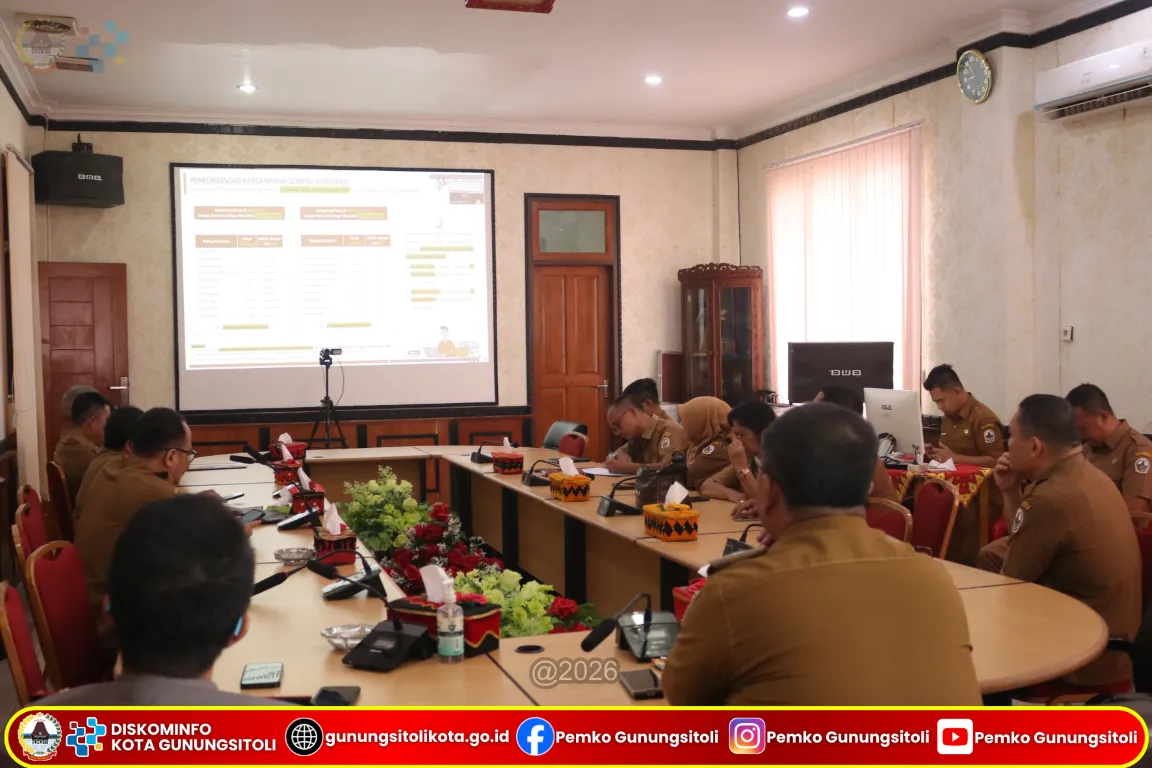 Wali Kota Gunungsitoli Ikuti Rakor Pengendalian Inflasi Jelang Ramadhan dan Idul Fitri