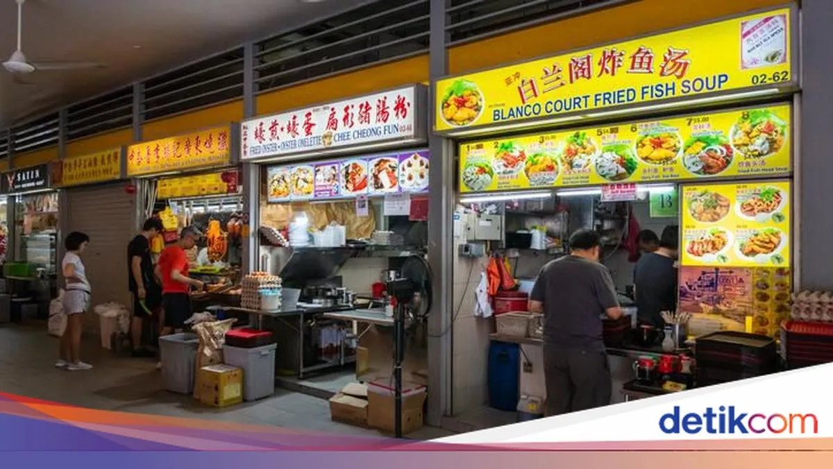 Enam Hawker Centre di Singapura Masuk Rekomendasi Michelin Guide