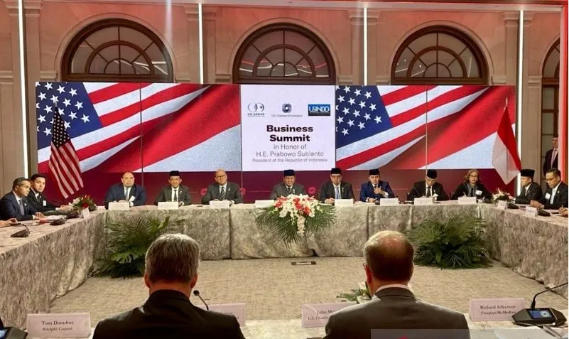 Prabowo Mulai Agenda di Washington DC dengan Bertemu Komunitas Bisnis AS