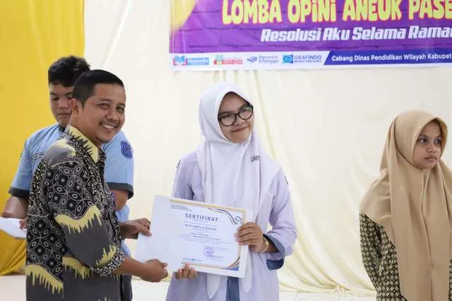 Siswi SMAN 1 Dewantara Masuk Top Twenty Lomba Opini Aneuk Pasee Meutuwah di Aceh Utara