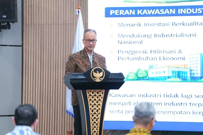 Menperin: Kawasan Industri Kian Strategis Dorong Hilirisasi dan Serap Tenaga Kerja
