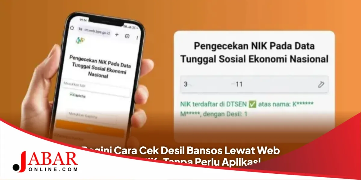 Warga Kini Bisa Cek Desil Kemiskinan Penerima Bansos Cukup Pakai NIK Tanpa Unduh Aplikasi