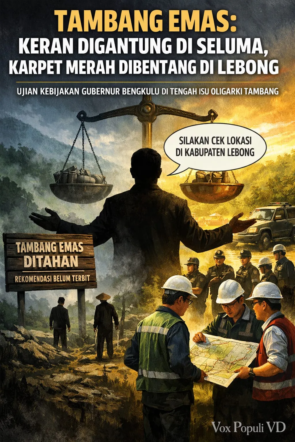 Perbedaan Perlakuan Tambang Emas di Seluma dan Lebong Jadi Sorotan, Pemprov Bengkulu Diminta Transparan