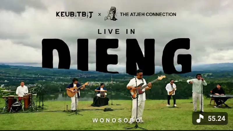 The Atjeh Connection Tampilkan Proyek Live Musik Keubitbit di Alam Terbuka Dieng