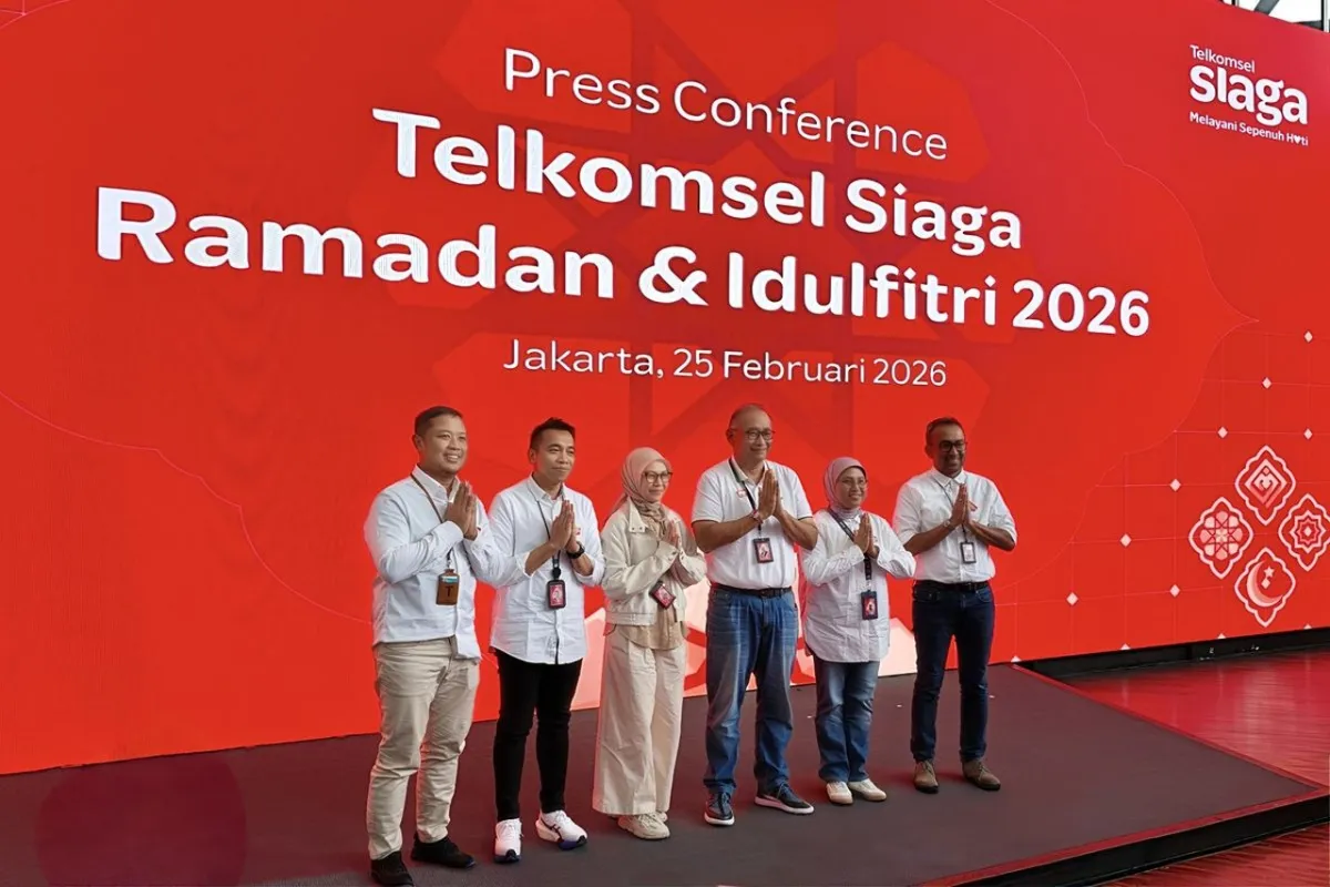 Telkomsel Prediksi Trafik Internet Naik 11,1% Saat Lebaran 2026, Puncak Capai 70,85 PB di H+3