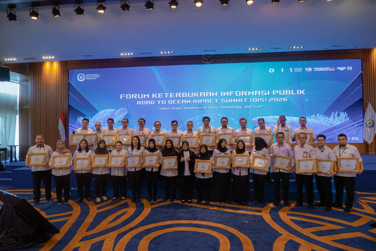 KKP Apresiasi PPID Terbaik dan Informatif, Perkuat Transparansi Menuju OIS 2026