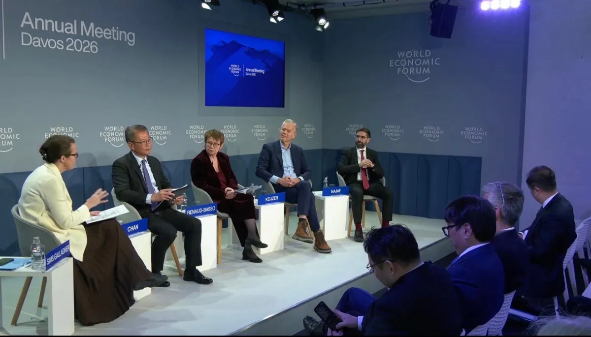 Paul Chan Soroti Keunggulan Hong Kong dan Agenda Dekarbonisasi di WEF Davos 2026