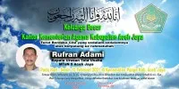 Kaur TU MTsN 5 Aceh Jaya Rufran Adami MS Meninggal Dunia