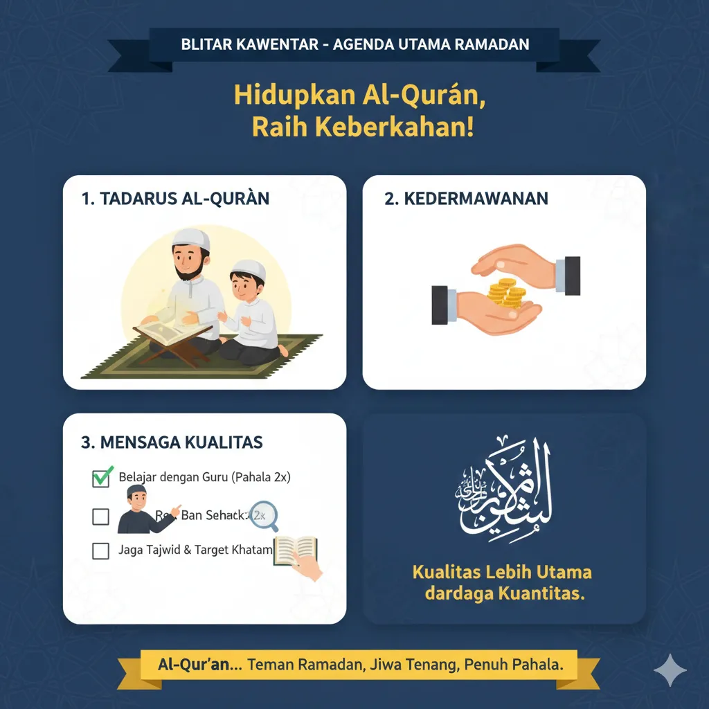 Ustaz Adi Hidayat: Interaksi dengan Al-Qur’an Jadi Agenda Utama Ramadan, Bukan Sekadar Menahan Lapar dan Dahaga