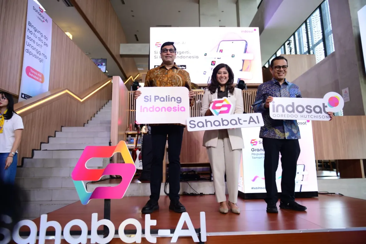 Indosat dan Kementerian Komdigi Luncurkan Aplikasi Sahabat AI di Jakarta