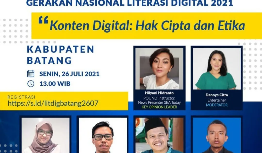 Webinar Literasi Digital Bahas Hak Cipta dan Etika Konten di Ruang Digital