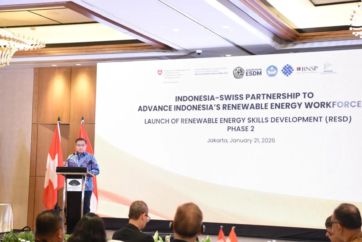 Indonesia dan Swiss Lanjutkan Program RESD Fase II untuk Perkuat SDM Energi Terbarukan