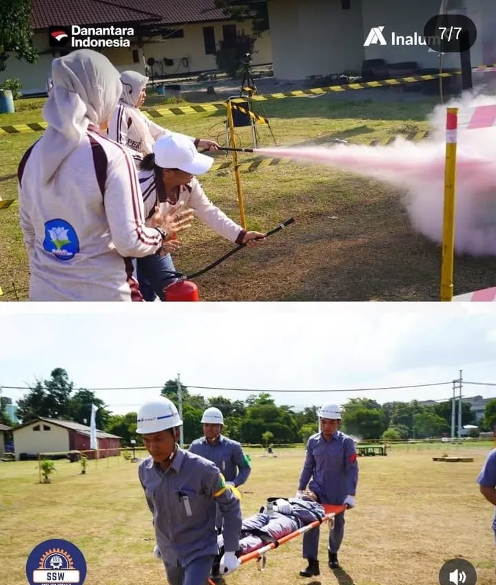 Peringati Bulan K3 2026, INALUM Gelar Workshop hingga Lomba Pemadam Kebakaran di Kuala Tanjung