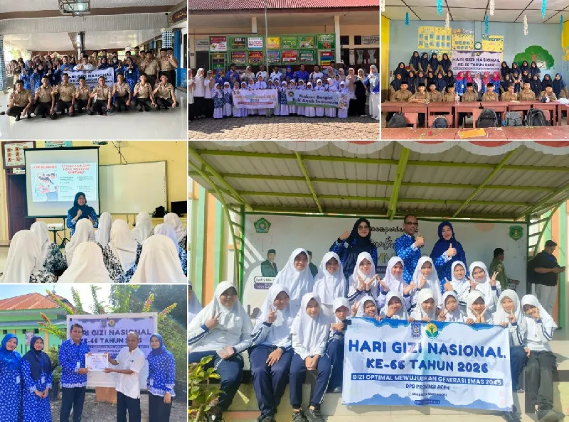 DPD PERSAGI Aceh Gelar Edukasi Gizi Serentak di 65 Sekolah pada Peringatan HGN ke-66