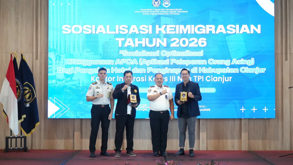 Imigrasi Cianjur Sosialisasikan Optimalisasi Aplikasi Pelaporan Orang Asing untuk Pengelola Akomodasi