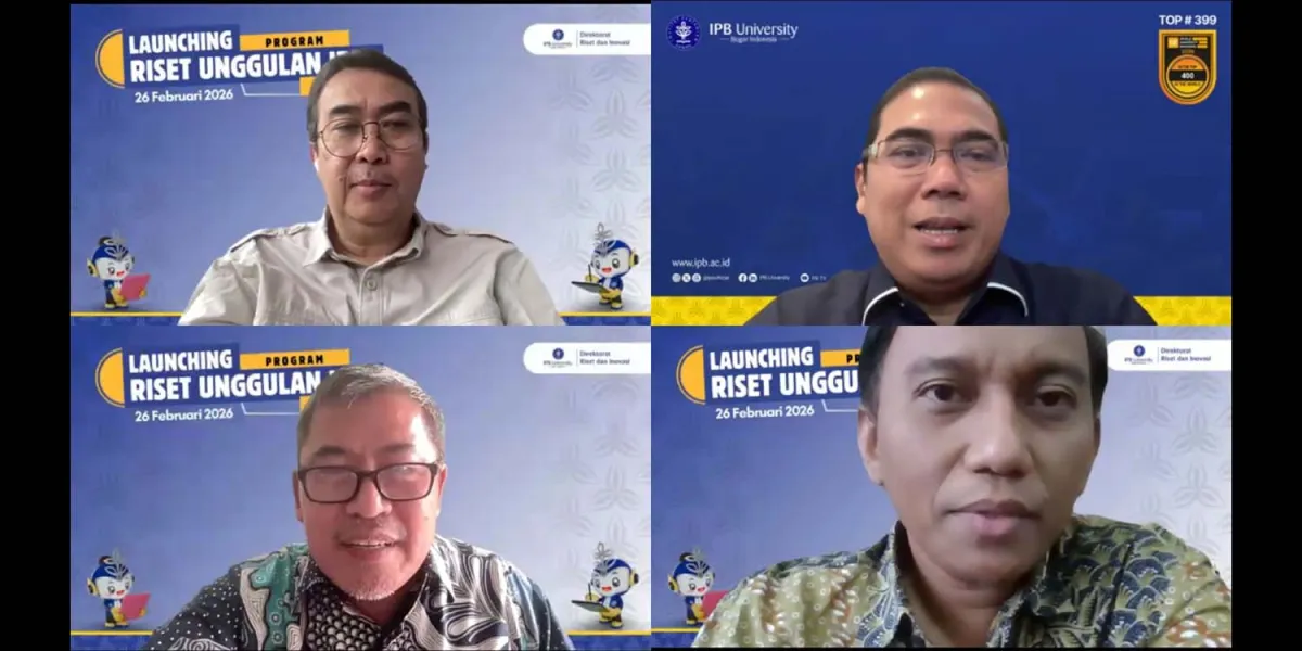 IPB University Luncurkan Program Riset Unggulan 2026 dengan Pendanaan Rp8,5 Miliar