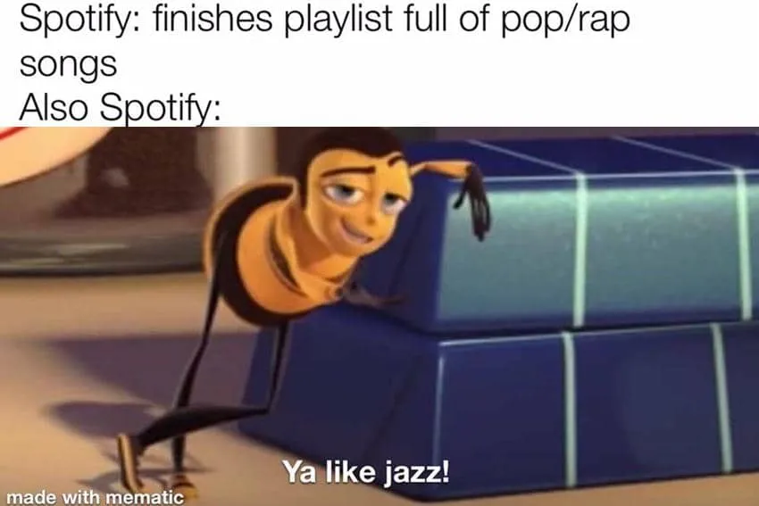Meme Kartun tentang Spotify: Dari Shuffle Acak hingga Iklan yang Mengganggu