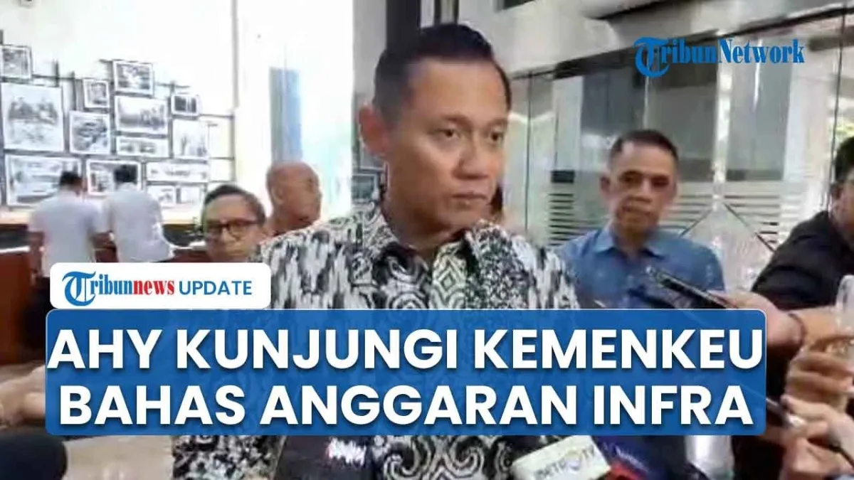 AHY Kunjungi Kemenkeu, Bahas Anggaran Infrastruktur Pasca-bencana di Sumatera dan Restrukturisasi Utang