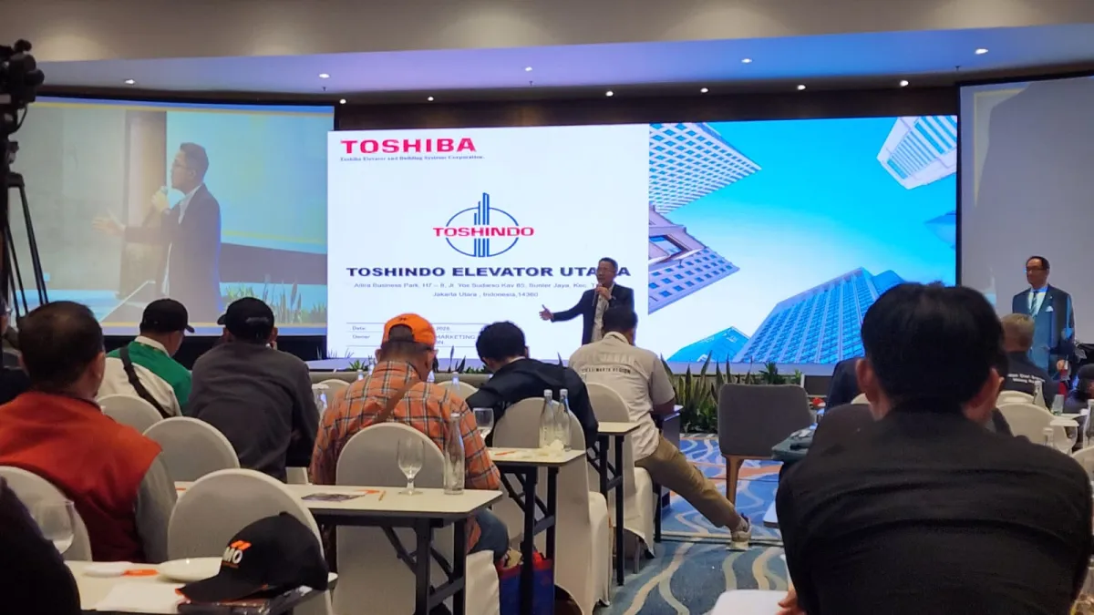 Gathering BEA Indonesia 2026, Toshindo Tegaskan Strategi Lift Berbasis IoT dan Fokus Perawatan Jangka Panjang