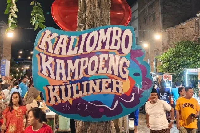 Kaliombo Kampoeng Kuliner Diluncurkan, Warga Padati Taman Jajanan dan Hiburan Kreatif