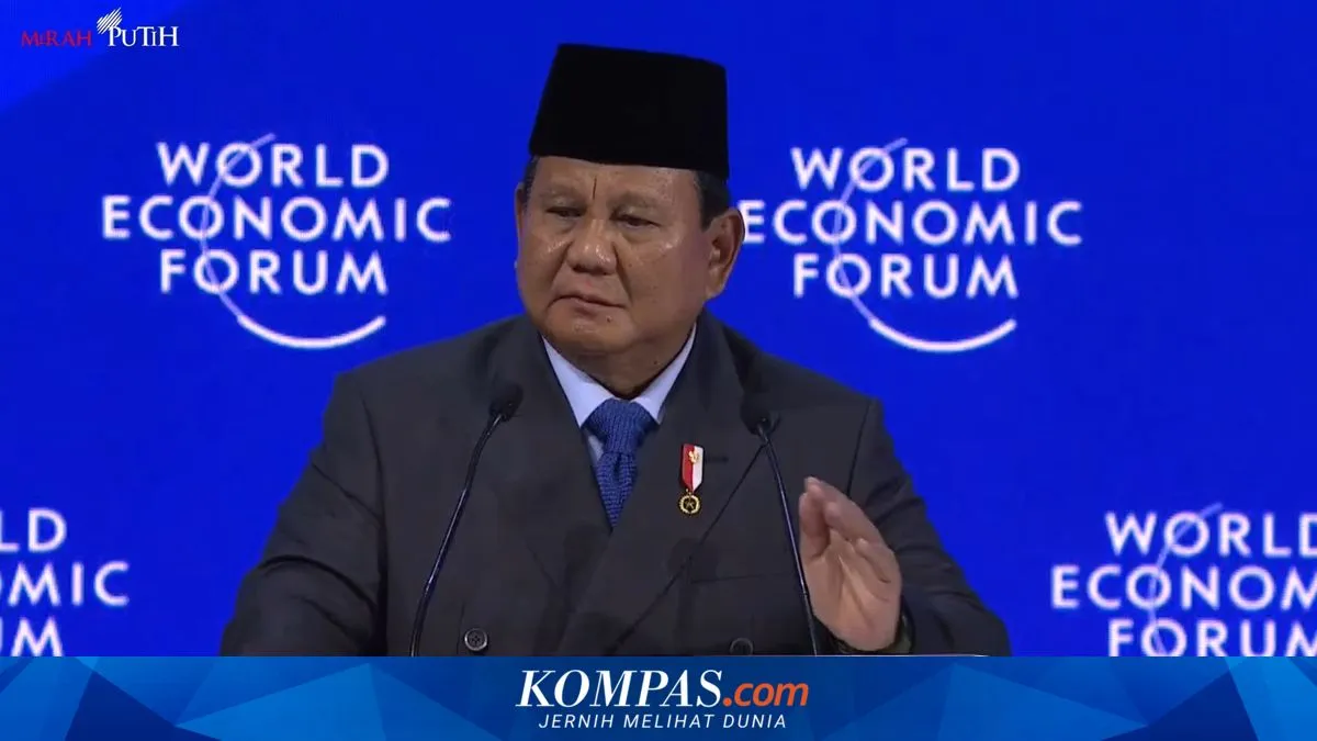 Pidato di WEF, Prabowo Sebut Kemiskinan Ekstrem Indonesia Turun ke Titik Terendah Sepanjang Sejarah