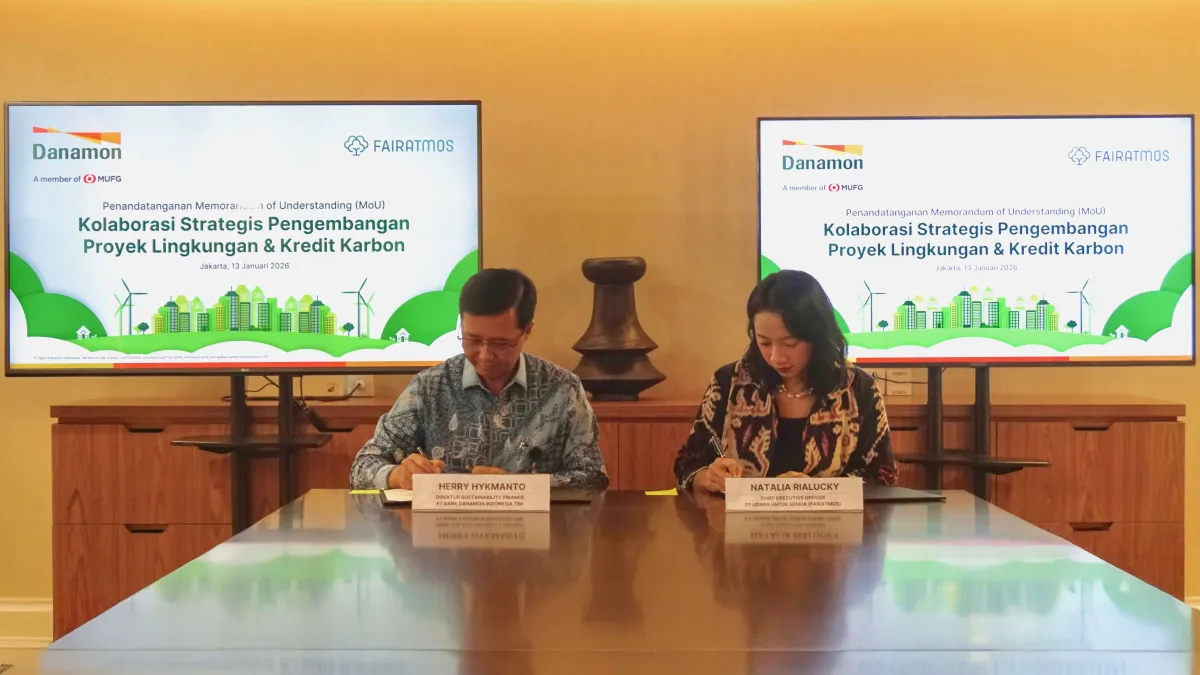 Danamon Gandeng Fairatmos Kembangkan Pembiayaan Solusi Berbasis Alam dan Kredit Karbon