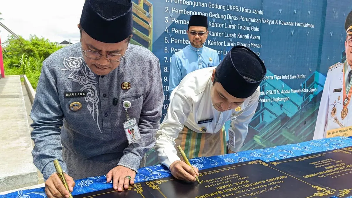 Wali Kota Jambi Resmikan 13 Infrastruktur Layanan Publik di Berbagai Sektor