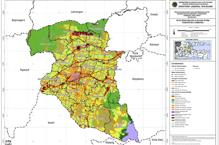 Pemkab Jombang Anggarkan Rp 1,049 Miliar untuk Penyusunan RDTR di Lima Kecamatan