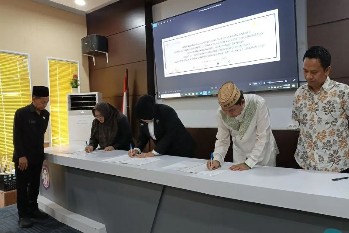 RSUD Ainun Habibie Gorontalo Jalin Kerja Sama dengan BNN, Disdukcapil, dan ANTARA untuk Inovasi Layanan Publik