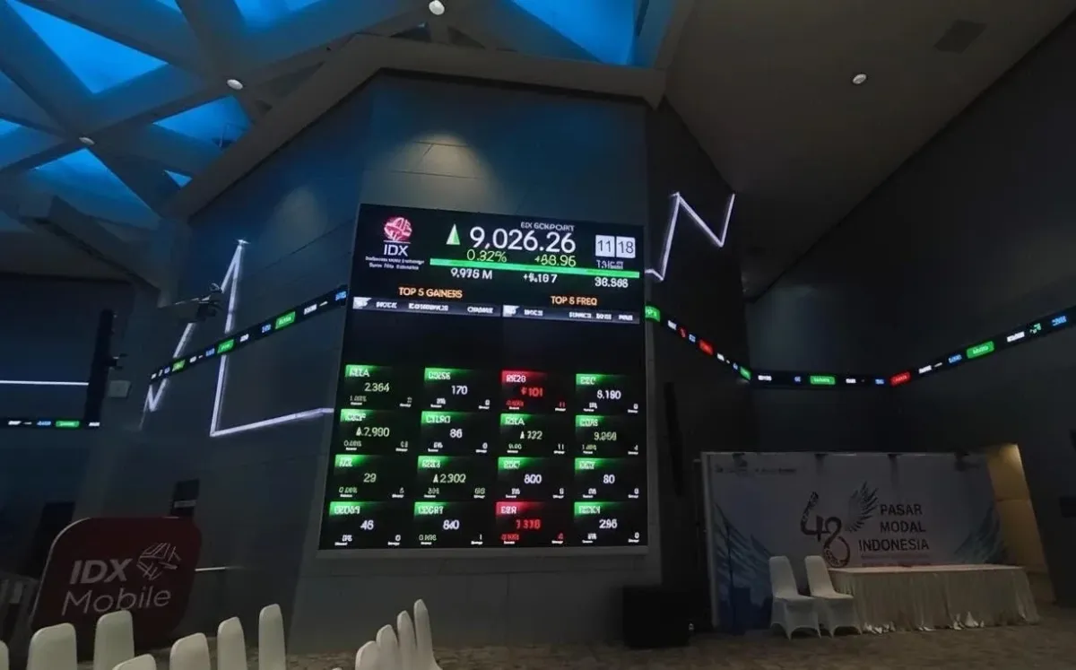 Perdagangan Saham Sepekan Bervariasi, IHSG Turun 1,37% ke 8.951