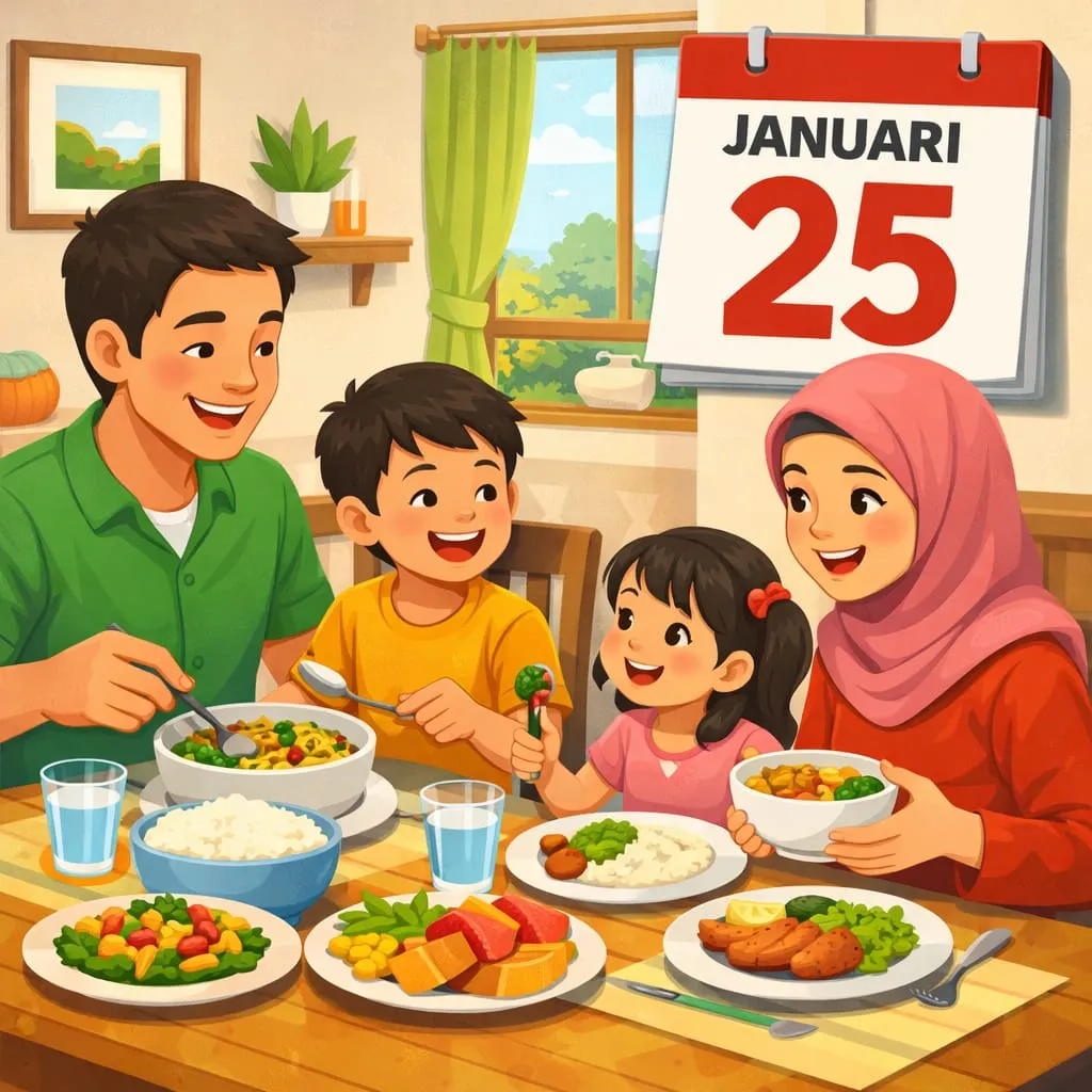 25 Januari, Peringatan Hari Gizi Nasional dan Hari Kusta Sedunia