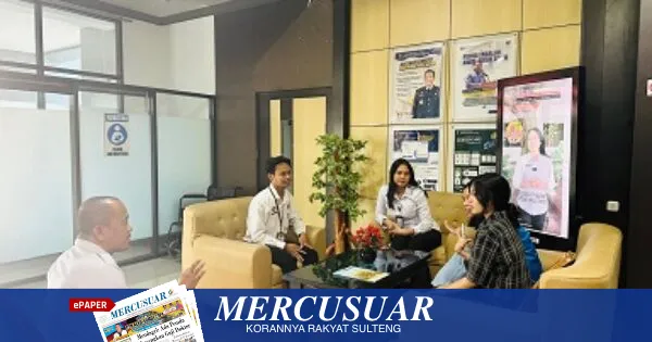 Kanwil Kemenkum Sulteng Terima Mahasiswa Untad Teliti Pengelolaan Royalti Musik
