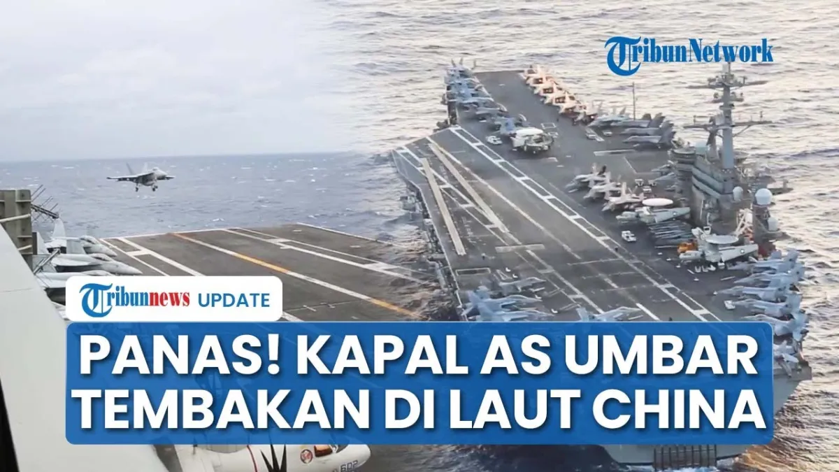 AS Kerahkan Kapal Induk USS Abraham Lincoln untuk Latihan Tembak di Laut China Selatan