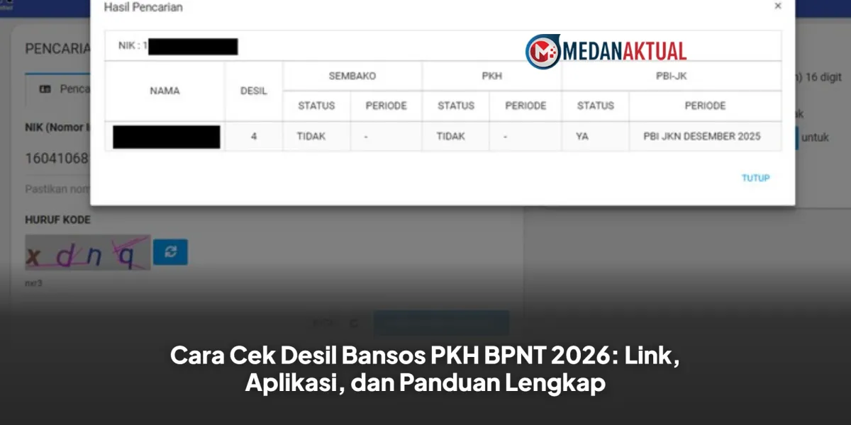 Panduan Cek Desil Penerima Bansos PKH dan BPNT 2026 lewat Situs Kemensos dan Jalur Offline