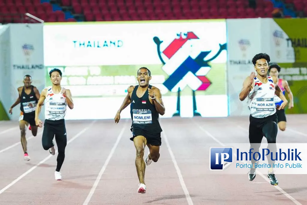 Alvin Nomleni Raih Emas 800 Meter T20 ASEAN Para Games 2025 dengan Catatan 2:00,352