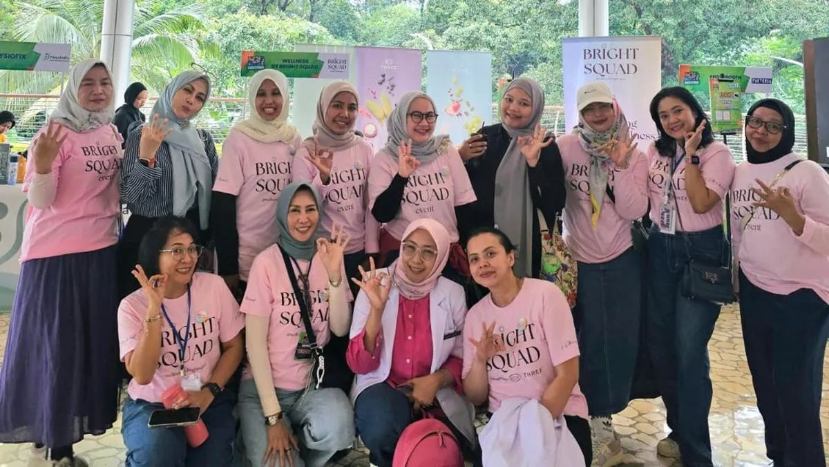 Booth Bright Squad Ramai Dikunjungi di Wellness Fest CNN Indonesia