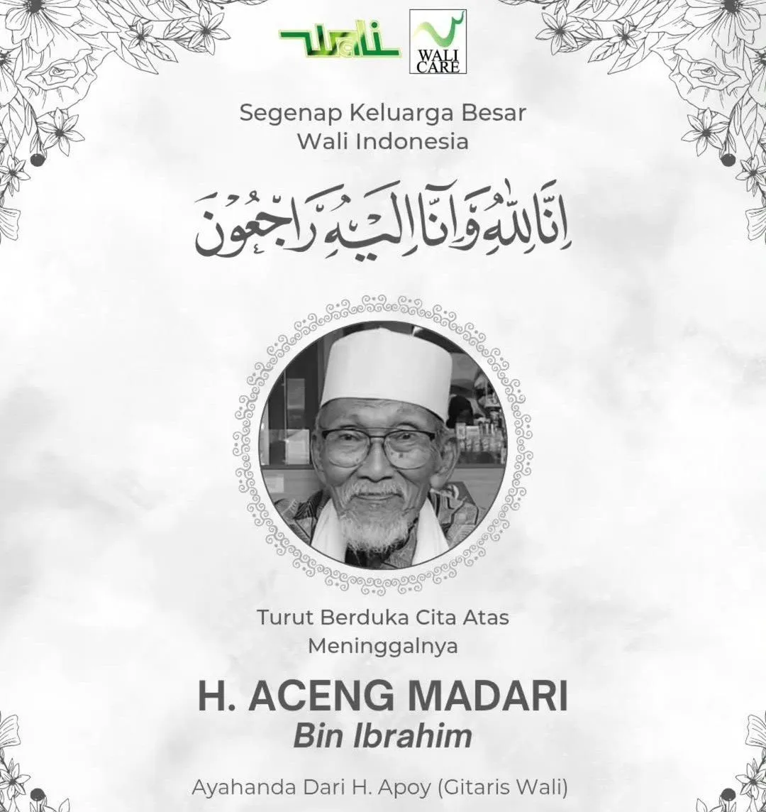 Ayahanda Apoy Wali, H. Aceng Mari Bin Ibrahim, Meninggal Dunia