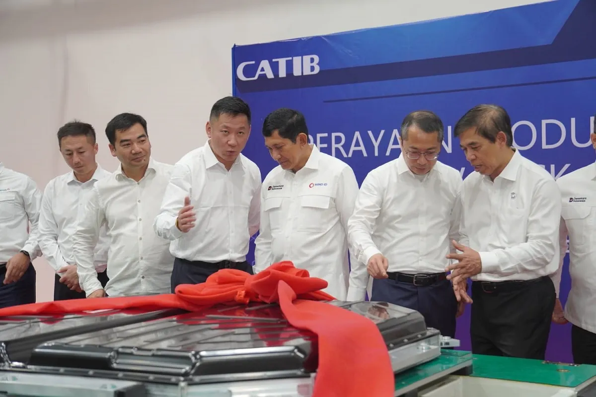 MIND ID Lewat CATIB Bangun Fasilitas Produksi Sel, Modul, dan Paket Baterai di Karawang