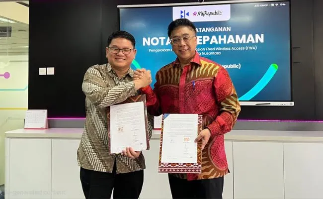 MyRepublic Indonesia Jajaki Layanan Internet FWA di IKN, Teken MoU dengan PT Bina Karya
