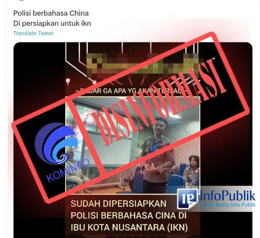 Cek Fakta: Video Polisi Berbicara Bahasa Cina Dikaitkan dengan Penugasan di IKN