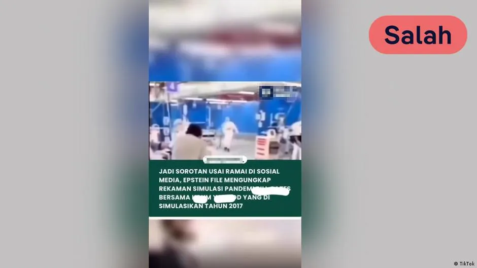 Cek Fakta: Klaim Video Simulasi Pandemi Tahun 2017 Viral di TikTok, Ini Hasil Penelusurannya