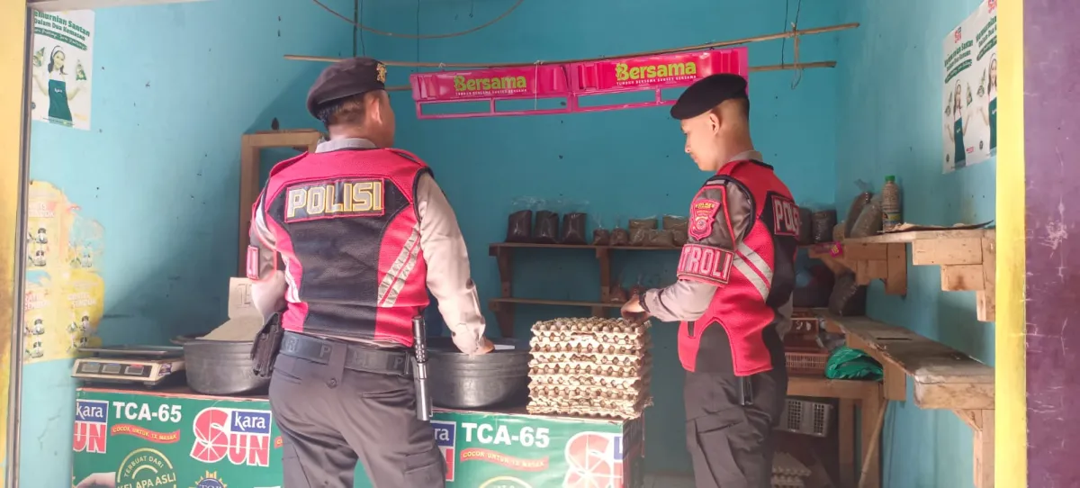Sat Samapta Polres Ciamis Pantau Harga dan Stok Bahan Pokok di Pasar Imbanagara