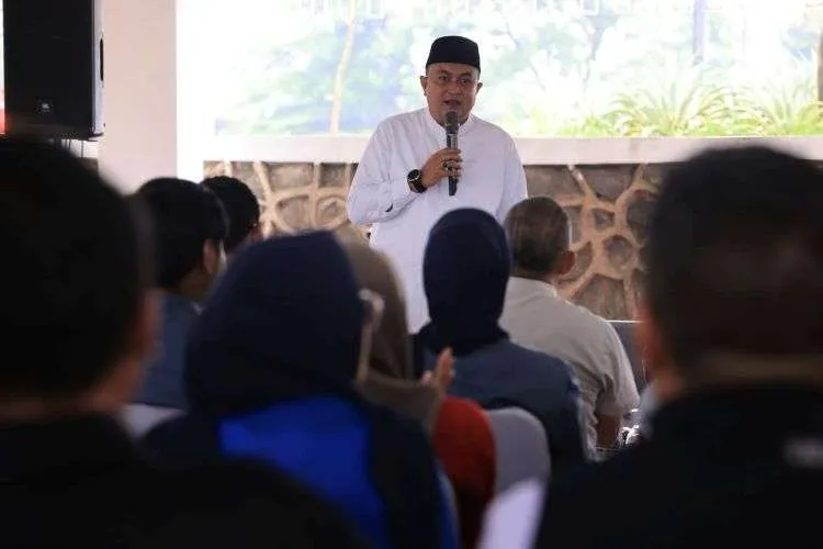 Bupati Bogor Pimpin Rapat Tindak Lanjut KolaboRun 2026 di Alun-Alun Cirimekar