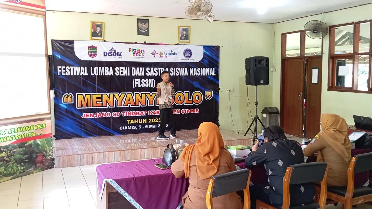 FLS3N SD Tingkat Kabupaten Ciamis Digelar di SDN 1 Cijeunjing, Pertandingkan Tujuh Cabang Seni dan Sastra