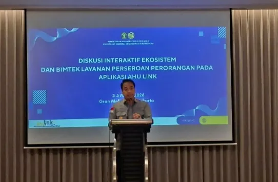 Kanwil Kemenkum Sumsel Ikuti Bimtek AHU Link untuk Dukung Target 80.000 Perseroan Perorangan 2026