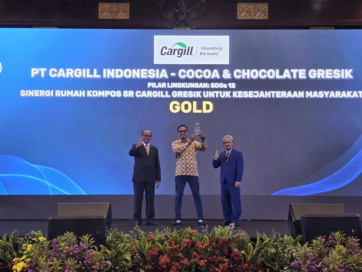 Cargill Raih ISDA Gold Award Berkat Program Rumah Kompos 5R Berbasis Komunitas di Gresik